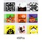 450 Pcs Halloween Cellophane Treat Bags Self-sealing Clear Candy Cookie Bags Pumpkin Ghost Black Cat Skull Trick or Treat Bags for Halloween Birthday Trick or Treat Party Favors Supplies